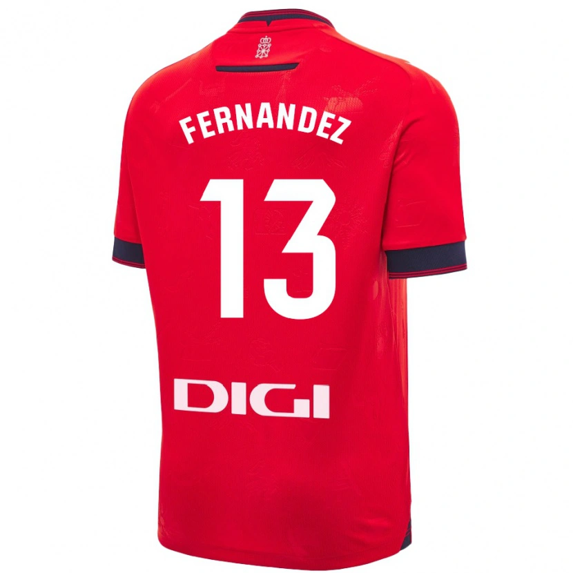 Danxen Kinder Aitor Fernández #13 Rot Weiß Heimtrikot Trikot 2024/25 T-Shirt Schweiz