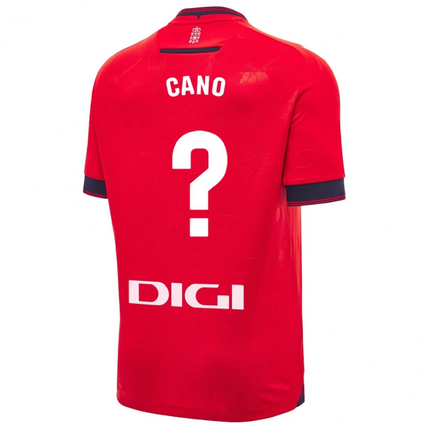 Danxen Kinder Javi Caño #0 Rot Weiß Heimtrikot Trikot 2024/25 T-Shirt Schweiz