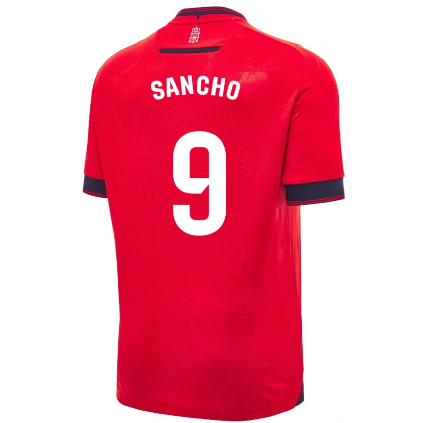 Danxen Kinder Dani Sancho #9 Rot Weiß Heimtrikot Trikot 2024/25 T-Shirt Schweiz