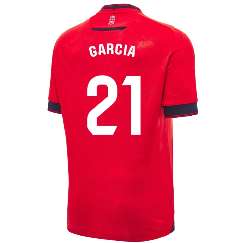 Danxen Kinder Jon García #21 Rot Weiß Heimtrikot Trikot 2024/25 T-Shirt Schweiz