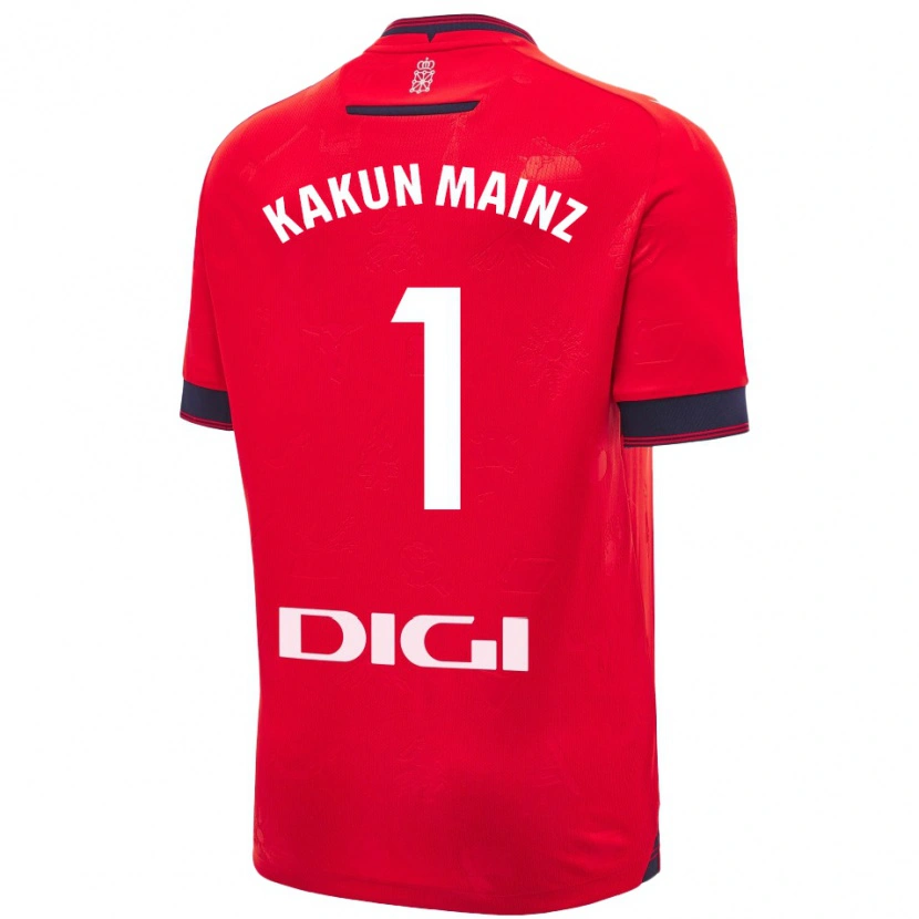 Danxen Kinder Kakun Mainz #1 Rot Weiß Heimtrikot Trikot 2024/25 T-Shirt Schweiz