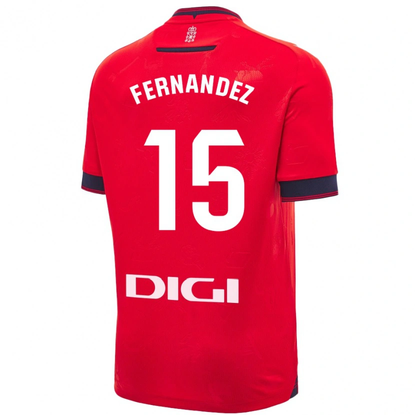 Danxen Kinder Leyre Fernández Sánchez #15 Rot Weiß Heimtrikot Trikot 2024/25 T-Shirt Schweiz