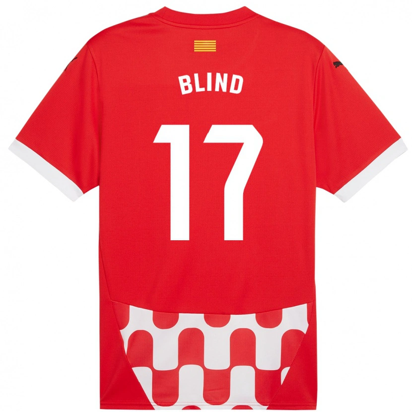 Danxen Kinder Daley Blind #17 Rot Weiß Heimtrikot Trikot 2024/25 T-Shirt Schweiz