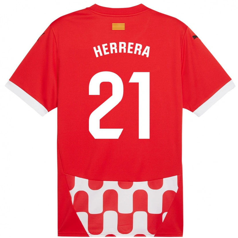 Danxen Kinder Yangel Herrera #21 Rot Weiß Heimtrikot Trikot 2024/25 T-Shirt Schweiz