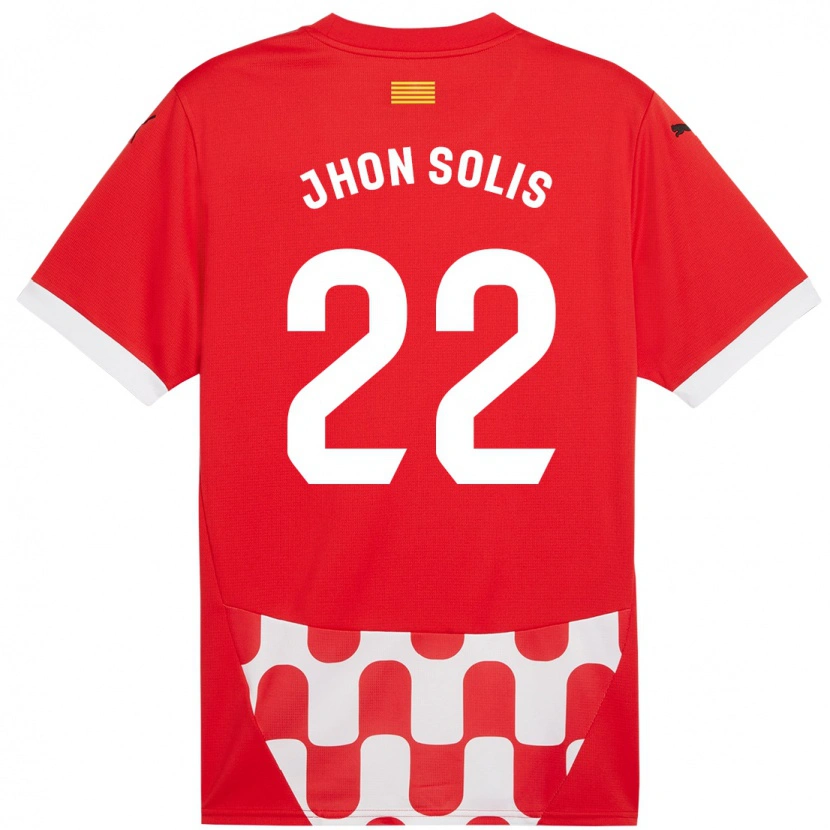 Danxen Kinder Jhon Solís #22 Rot Weiß Heimtrikot Trikot 2024/25 T-Shirt Schweiz