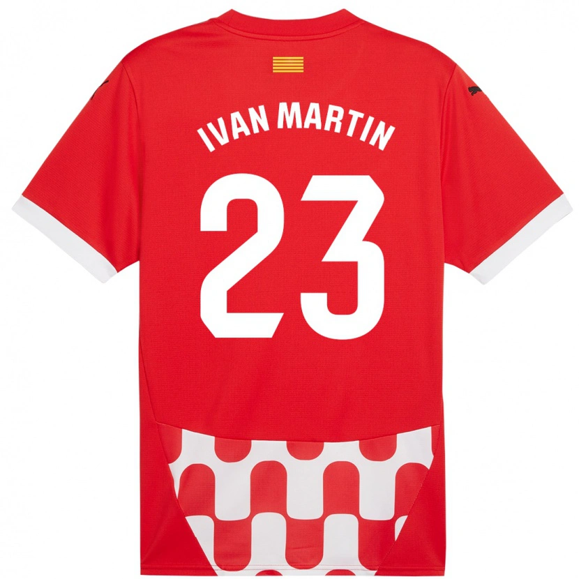 Danxen Kinder Iván Martín #23 Rot Weiß Heimtrikot Trikot 2024/25 T-Shirt Schweiz