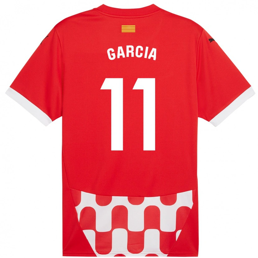 Danxen Kinder Jastin García #11 Rot Weiß Heimtrikot Trikot 2024/25 T-Shirt Schweiz