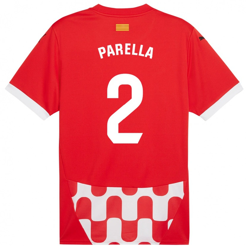 Danxen Kinder Virginia Parella #2 Rot Weiß Heimtrikot Trikot 2024/25 T-Shirt Schweiz