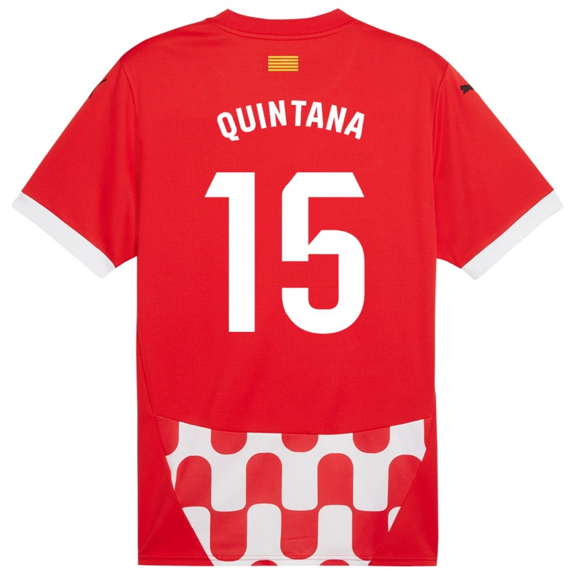 Danxen Kinder Amru Quintana #15 Rot Weiß Heimtrikot Trikot 2024/25 T-Shirt Schweiz