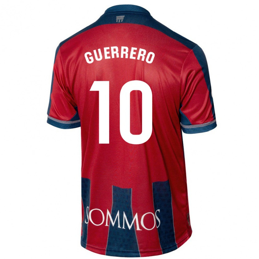 Danxen Kinder Fernando Guerrero #10 Rot Blau Heimtrikot Trikot 2024/25 T-Shirt Schweiz