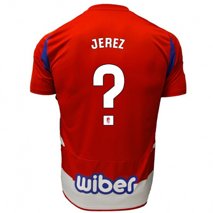 Danxen Kinder Adrián Jerez #0 Rot Weiß Blau Heimtrikot Trikot 2024/25 T-Shirt Schweiz