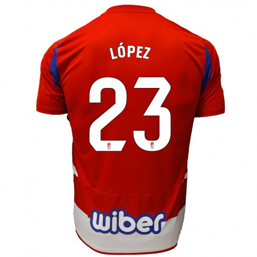 Danxen Kinder Diego López #23 Rot Weiß Blau Heimtrikot Trikot 2024/25 T-Shirt Schweiz