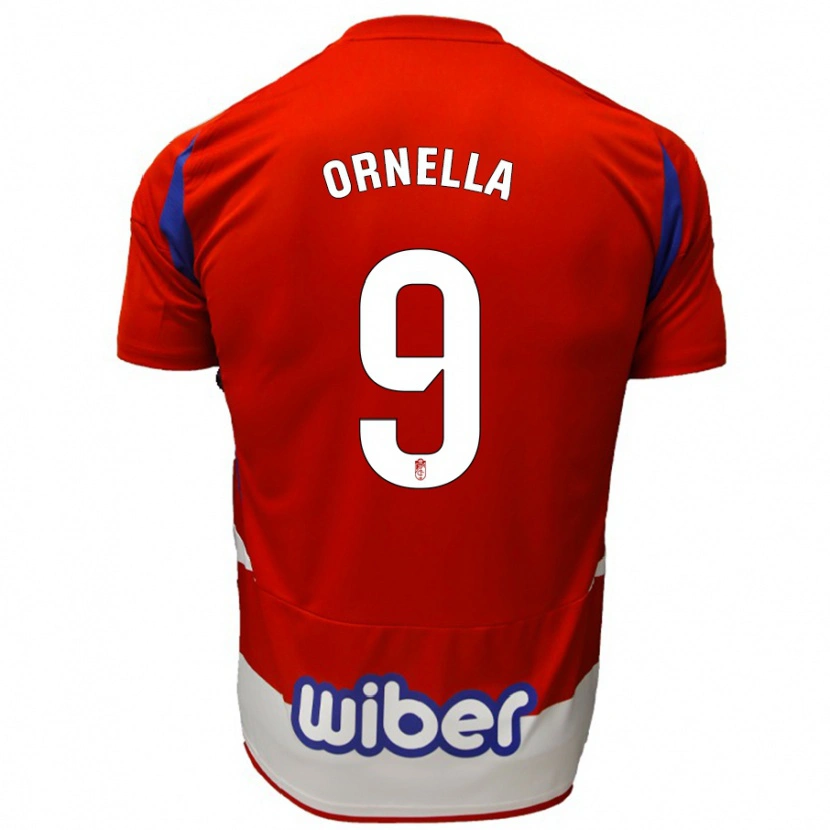 Danxen Kinder Ornella #9 Rot Weiß Blau Heimtrikot Trikot 2024/25 T-Shirt Schweiz