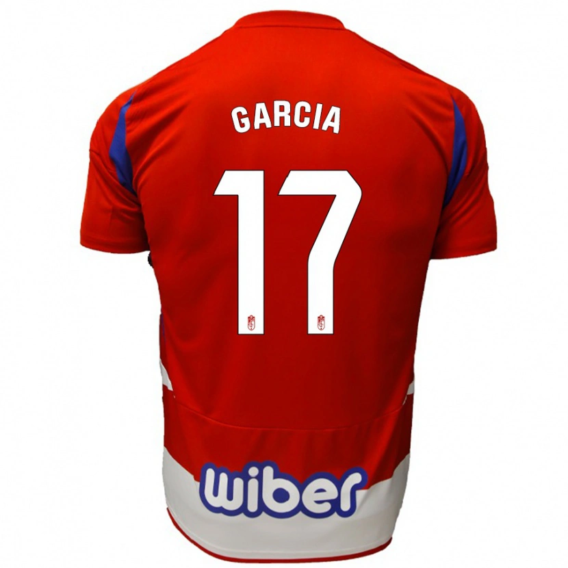 Danxen Kinder Naima García #17 Rot Weiß Blau Heimtrikot Trikot 2024/25 T-Shirt Schweiz