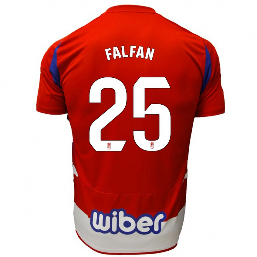 Danxen Kinder Daiana Falfán #25 Rot Weiß Blau Heimtrikot Trikot 2024/25 T-Shirt Schweiz