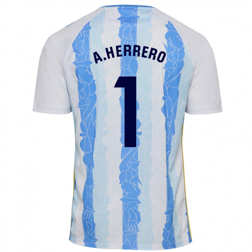 Danxen Kinder Alfonso Herrero #1 Weiß Blau Heimtrikot Trikot 2024/25 T-Shirt Schweiz