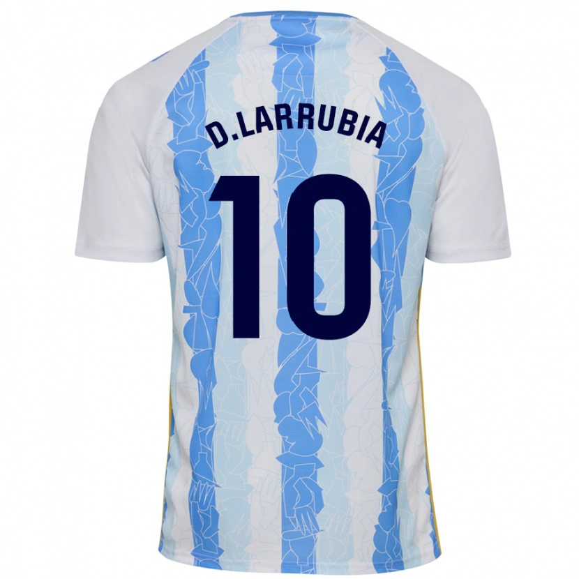 Danxen Kinder David Larrubia #10 Weiß Blau Heimtrikot Trikot 2024/25 T-Shirt Schweiz