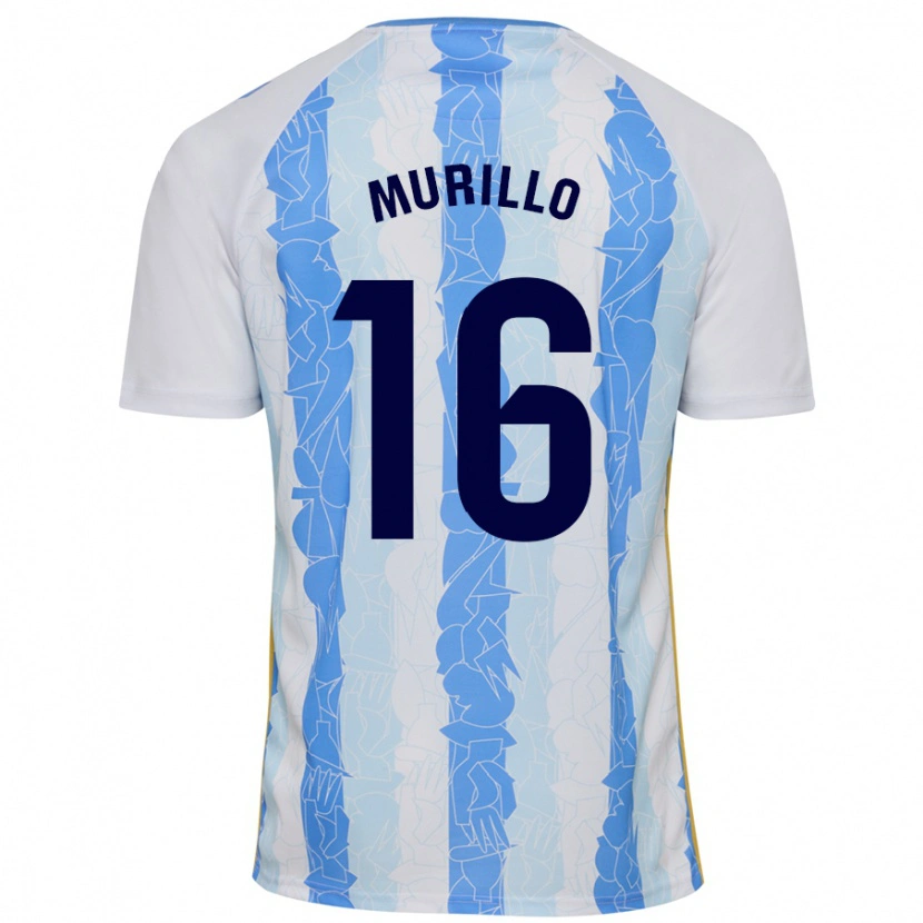 Danxen Kinder Diego Murillo #16 Weiß Blau Heimtrikot Trikot 2024/25 T-Shirt Schweiz