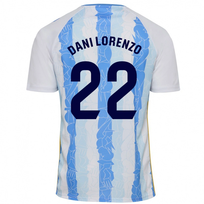 Danxen Kinder Dani Lorenzo #22 Weiß Blau Heimtrikot Trikot 2024/25 T-Shirt Schweiz