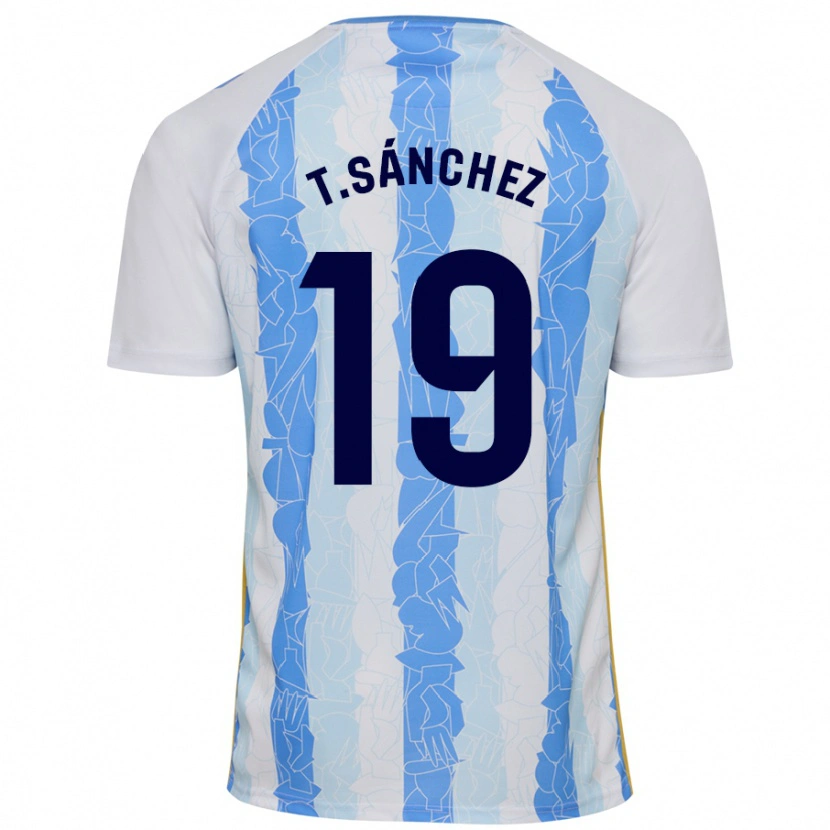 Danxen Kinder Toni Sánchez #19 Weiß Blau Heimtrikot Trikot 2024/25 T-Shirt Schweiz