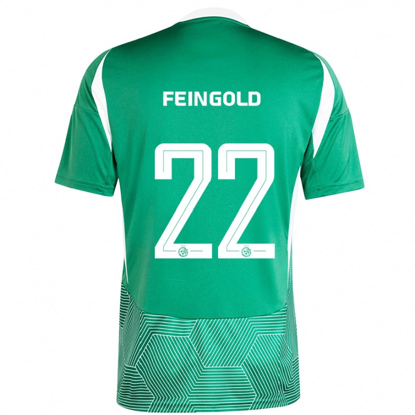 Danxen Kinder Ilay Feingold #22 Grün Weiß Heimtrikot Trikot 2024/25 T-Shirt Schweiz