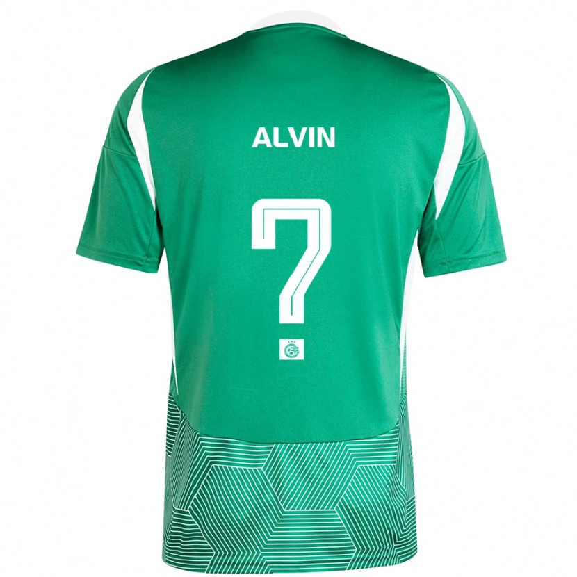 Danxen Kinder Glenn Alvin #0 Grün Weiß Heimtrikot Trikot 2024/25 T-Shirt Schweiz