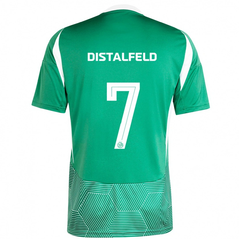 Danxen Kinder Yanai Distalfeld #7 Grün Weiß Heimtrikot Trikot 2024/25 T-Shirt Schweiz