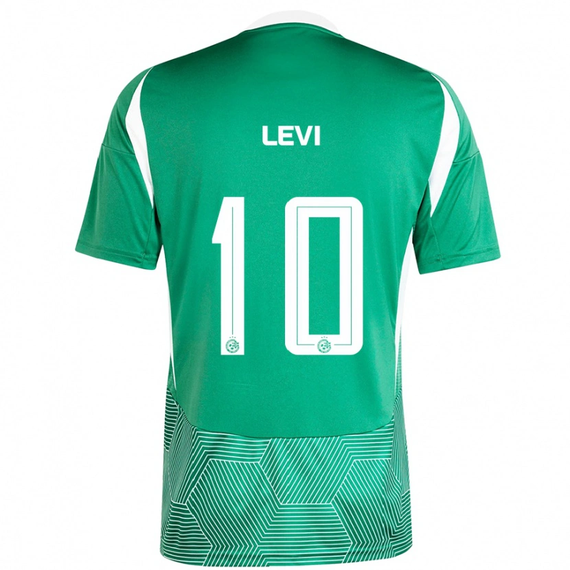 Danxen Kinder Yarin Levi #10 Grün Weiß Heimtrikot Trikot 2024/25 T-Shirt Schweiz