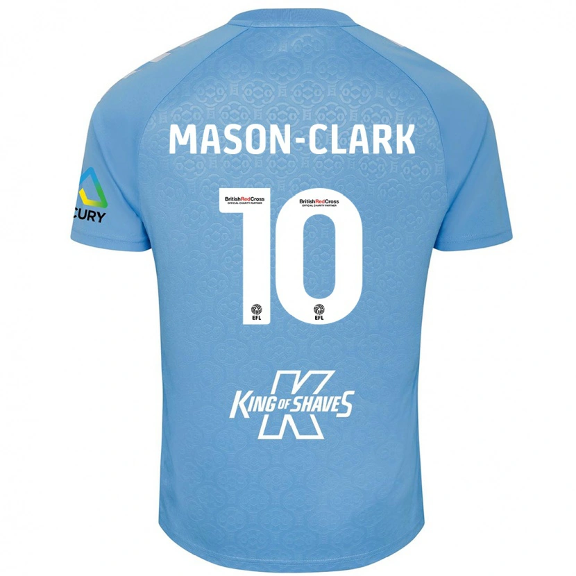 Danxen Kinder Ephron Mason-Clark #10 Blau Weiß Heimtrikot Trikot 2024/25 T-Shirt Schweiz