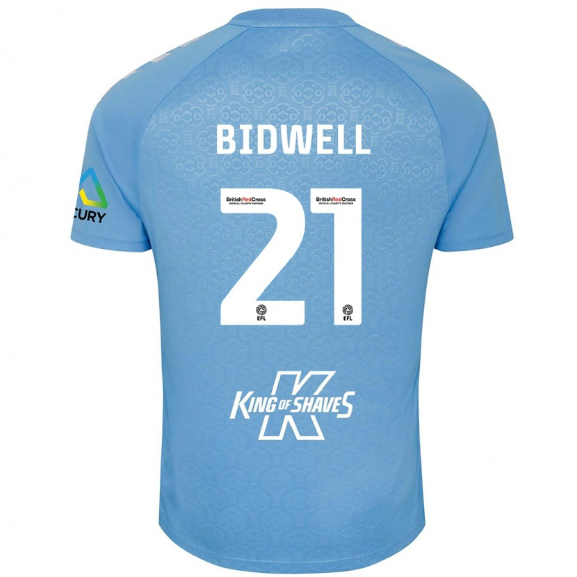 Danxen Kinder Jake Bidwell #21 Blau Weiß Heimtrikot Trikot 2024/25 T-Shirt Schweiz