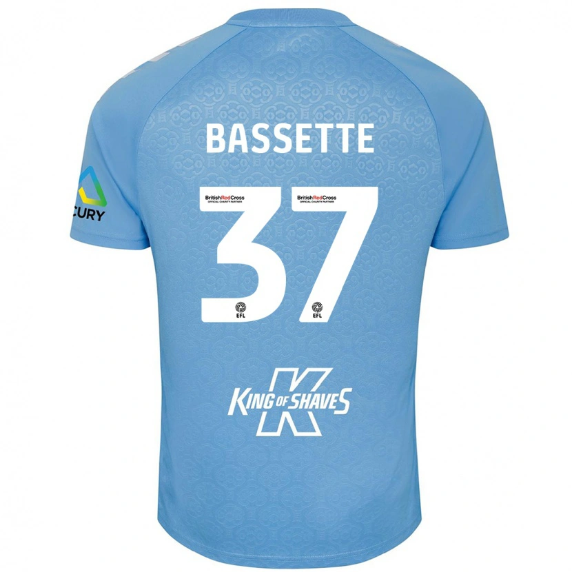 Danxen Kinder Norman Bassette #37 Blau Weiß Heimtrikot Trikot 2024/25 T-Shirt Schweiz