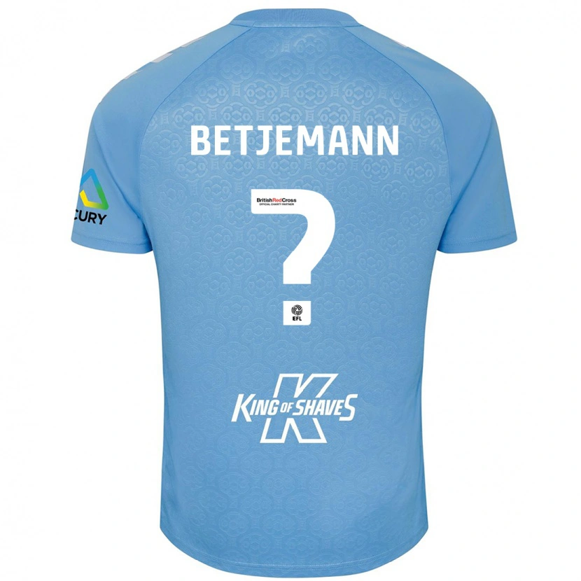 Danxen Kinder Elliot Betjemann #0 Blau Weiß Heimtrikot Trikot 2024/25 T-Shirt Schweiz