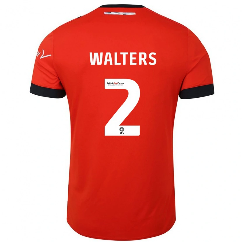 Danxen Kinder Reuell Walters #2 Orange Schwarz Heimtrikot Trikot 2024/25 T-Shirt Schweiz