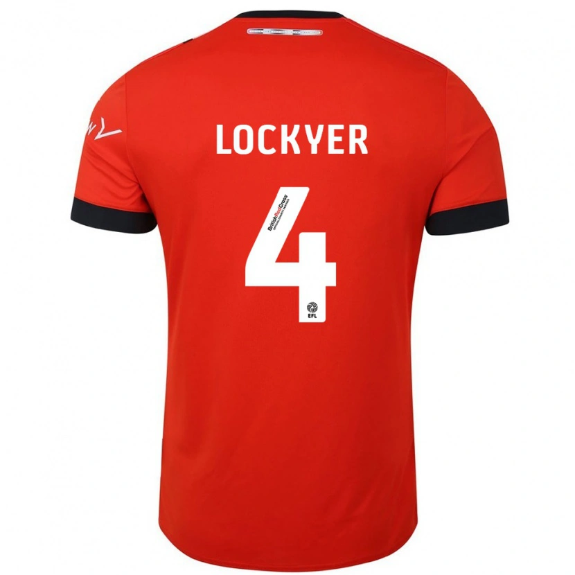 Danxen Kinder Tom Lockyer #4 Orange Schwarz Heimtrikot Trikot 2024/25 T-Shirt Schweiz