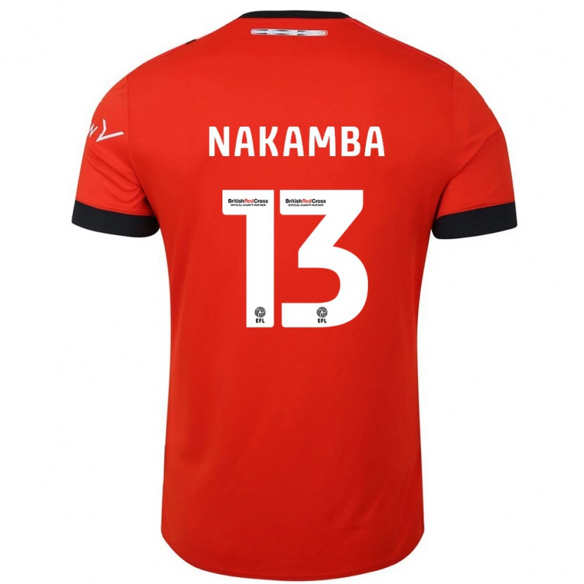 Danxen Kinder Marvelous Nakamba #13 Orange Schwarz Heimtrikot Trikot 2024/25 T-Shirt Schweiz