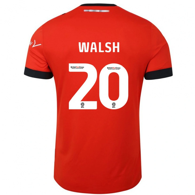 Danxen Kinder Liam Walsh #20 Orange Schwarz Heimtrikot Trikot 2024/25 T-Shirt Schweiz