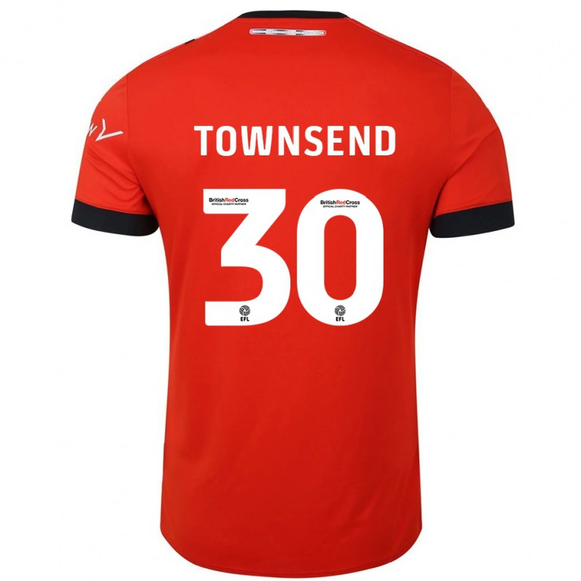 Danxen Kinder Andros Townsend #30 Orange Schwarz Heimtrikot Trikot 2024/25 T-Shirt Schweiz