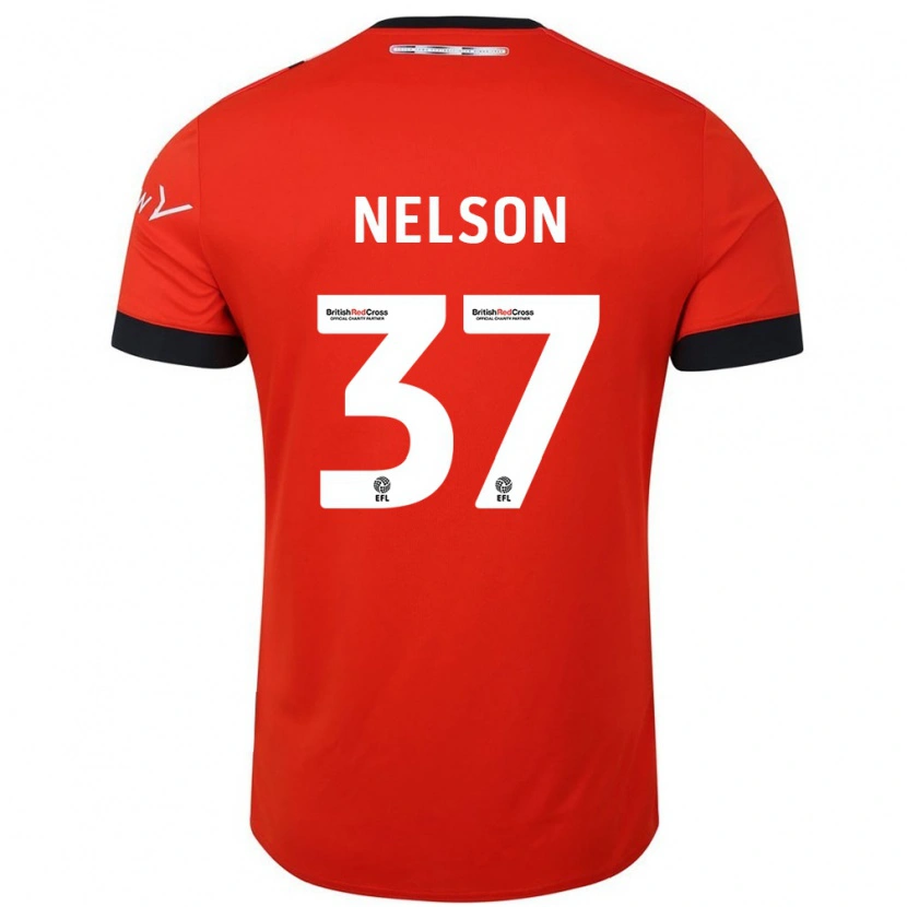 Danxen Kinder Zack Nelson #37 Orange Schwarz Heimtrikot Trikot 2024/25 T-Shirt Schweiz