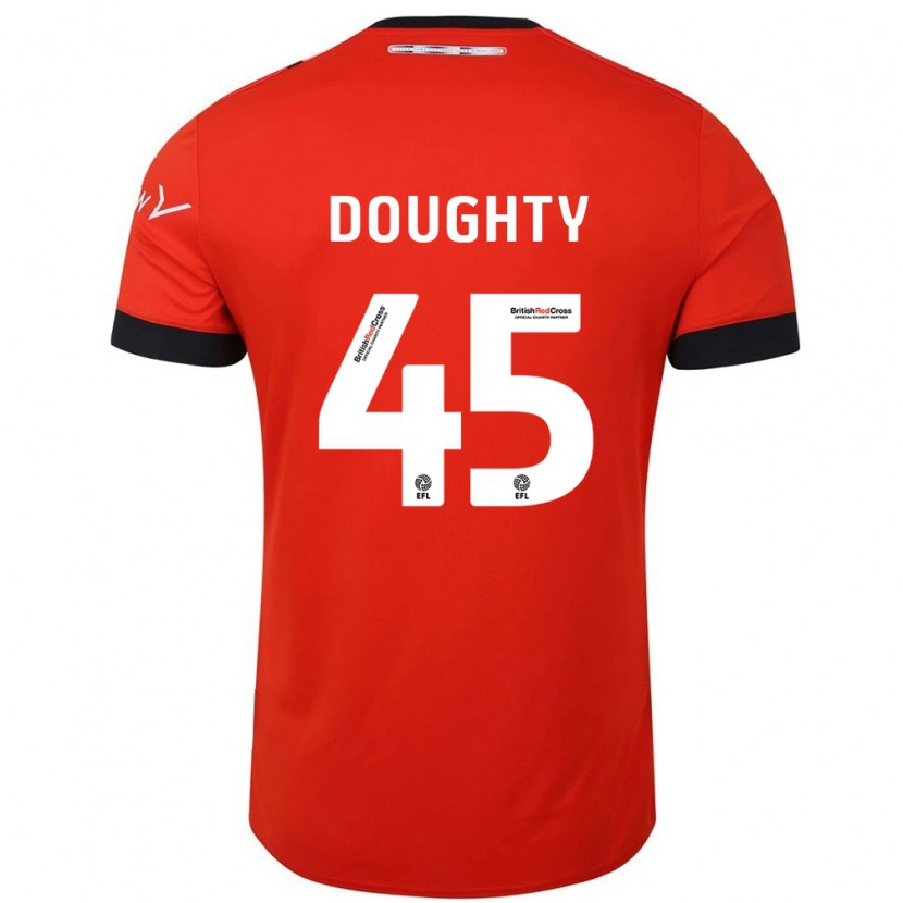 Danxen Kinder Alfie Doughty #45 Orange Schwarz Heimtrikot Trikot 2024/25 T-Shirt Schweiz