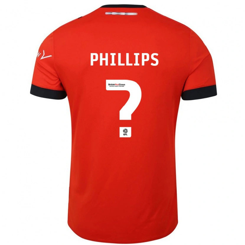 Danxen Kinder Josh Phillips #0 Orange Schwarz Heimtrikot Trikot 2024/25 T-Shirt Schweiz