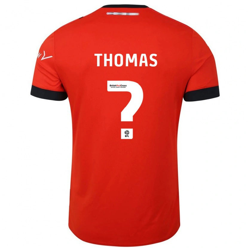 Danxen Kinder Lucas Thomas #0 Orange Schwarz Heimtrikot Trikot 2024/25 T-Shirt Schweiz