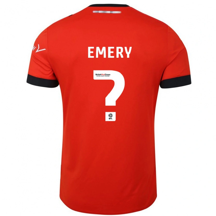 Danxen Kinder Charlie Emery #0 Orange Schwarz Heimtrikot Trikot 2024/25 T-Shirt Schweiz