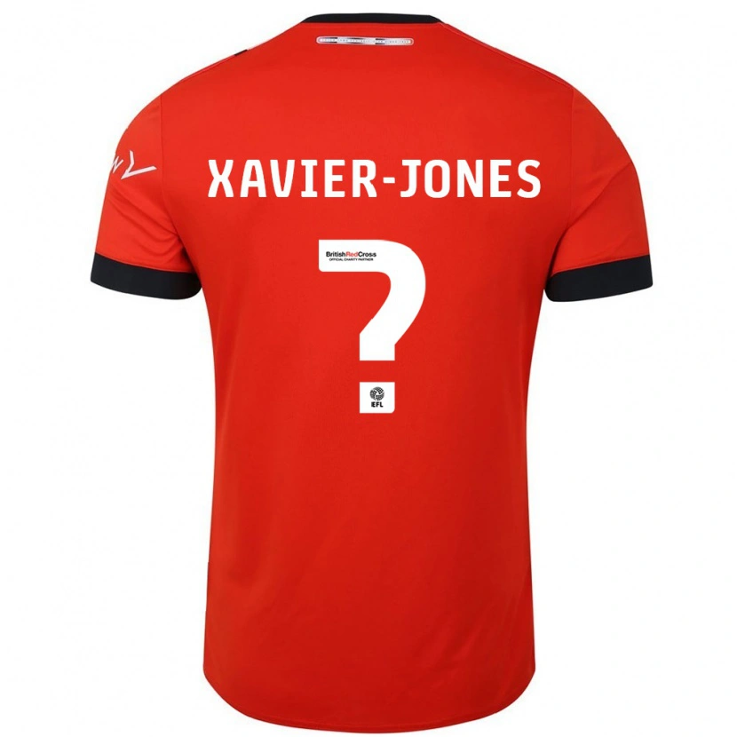 Danxen Kinder Tate Xavier-Jones #0 Orange Schwarz Heimtrikot Trikot 2024/25 T-Shirt Schweiz