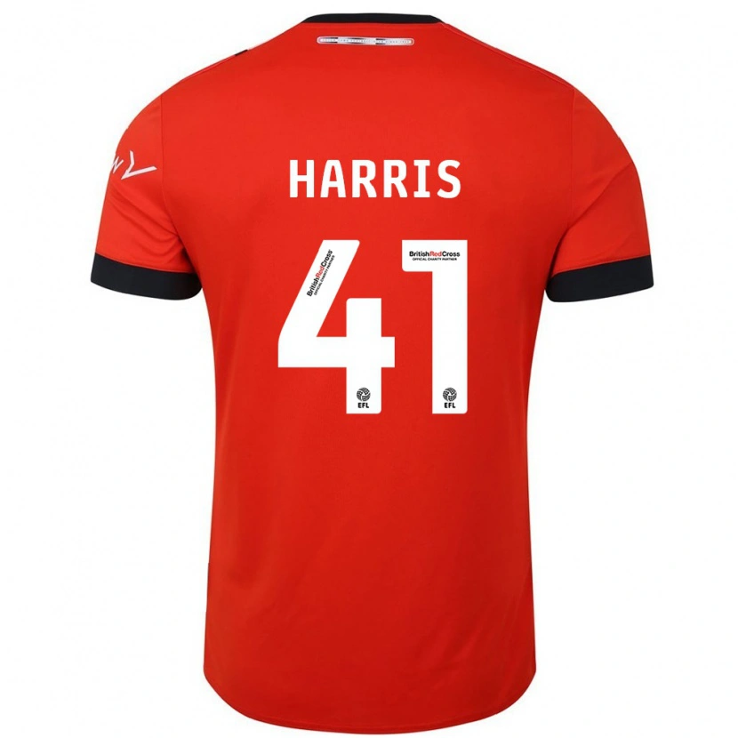 Danxen Kinder Taylan Harris #41 Orange Schwarz Heimtrikot Trikot 2024/25 T-Shirt Schweiz