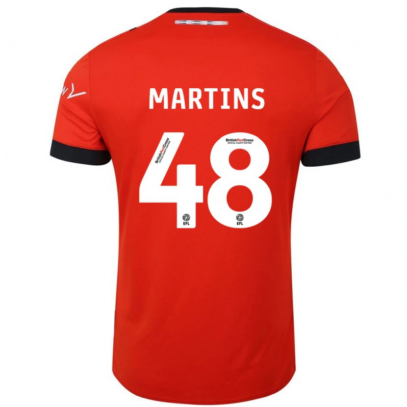 Danxen Kinder Dominic Dos Santos Martins #48 Orange Schwarz Heimtrikot Trikot 2024/25 T-Shirt Schweiz