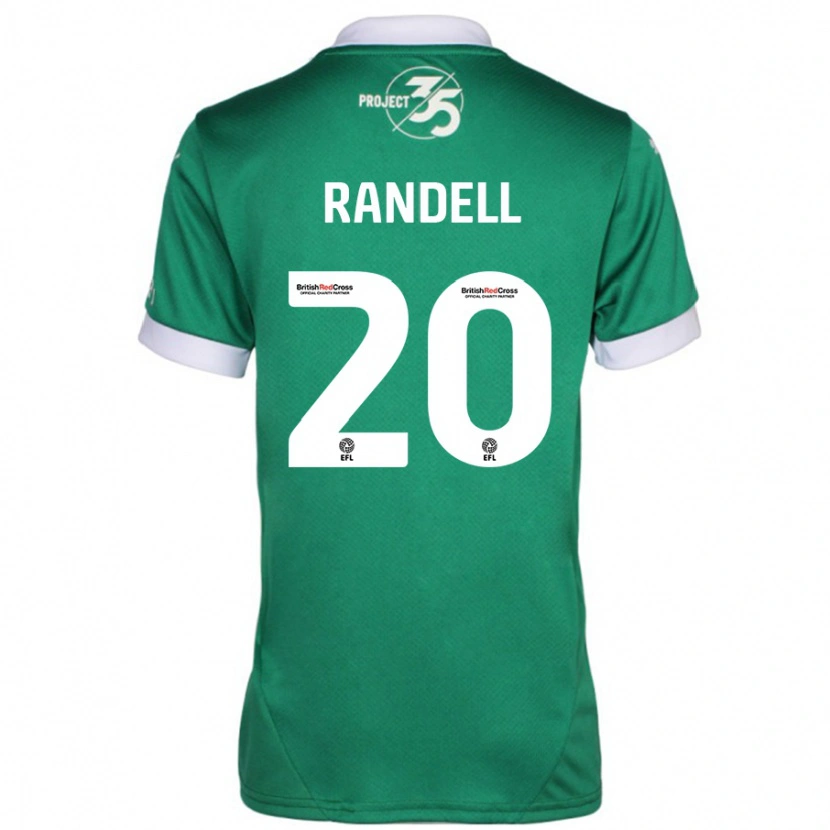 Danxen Kinder Adam Randell #20 Grün Weiß Heimtrikot Trikot 2024/25 T-Shirt Schweiz