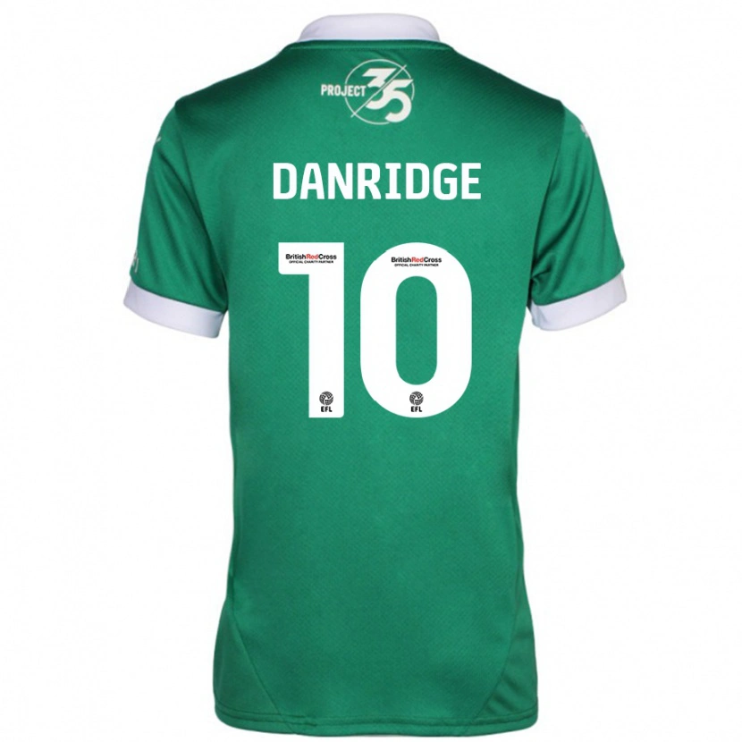 Danxen Kinder Rebecca Danridge #10 Grün Weiß Heimtrikot Trikot 2024/25 T-Shirt Schweiz