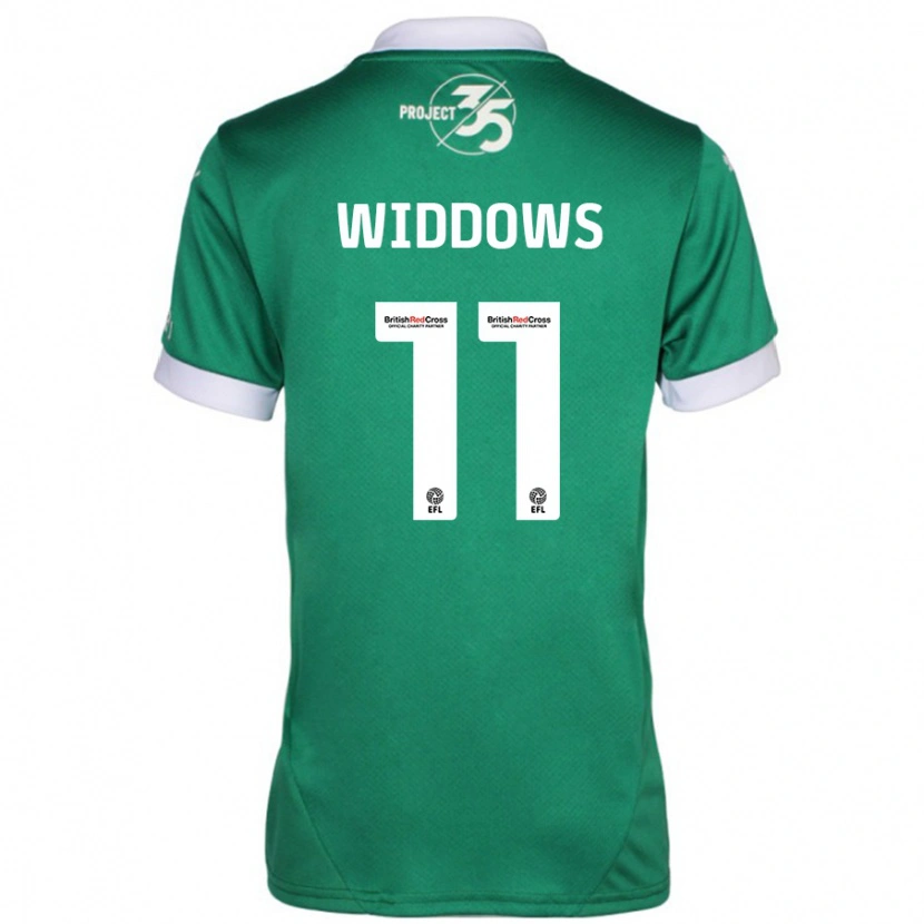 Danxen Kinder Jade Widdows #11 Grün Weiß Heimtrikot Trikot 2024/25 T-Shirt Schweiz