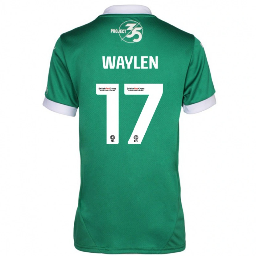 Danxen Kinder Libby Waylen #17 Grün Weiß Heimtrikot Trikot 2024/25 T-Shirt Schweiz