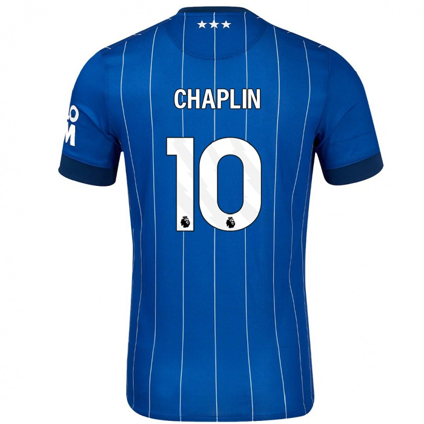 Danxen Kinder Conor Chaplin #10 Marineblau Heimtrikot Trikot 2024/25 T-Shirt Schweiz